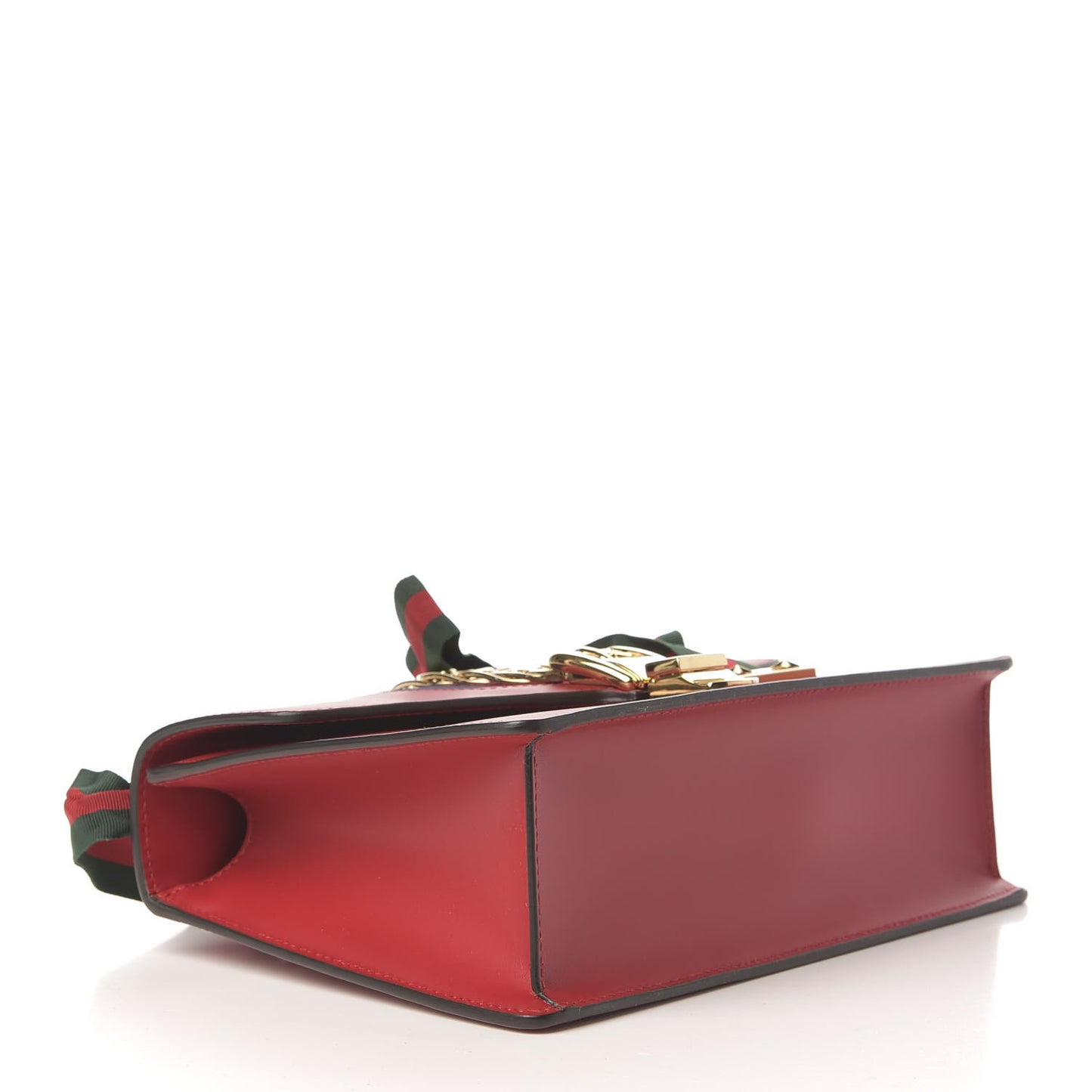 Calfskin Small Sylvie Shoulder Bag Hibiscus Red