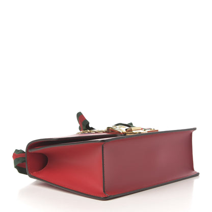 Gucci Calfskin Small Sylvie Shoulder Bag Hibiscus Red 3 of 8