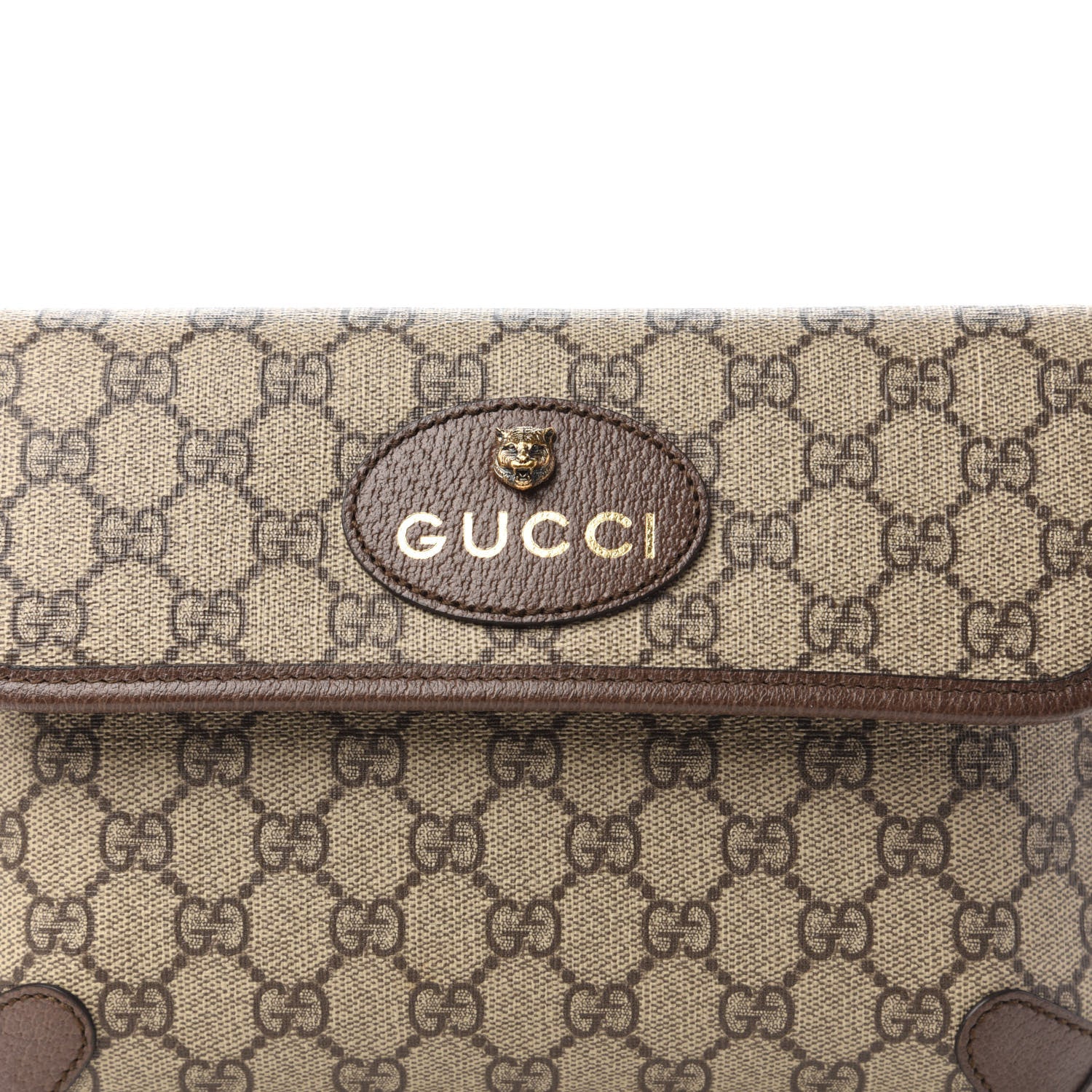 Gucci GG Supreme Monogram Neo Vintage Web Belt Bag Brown 11 of 11