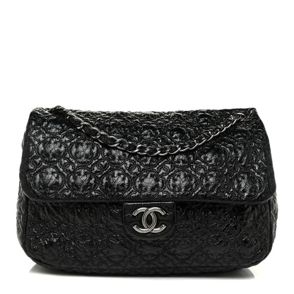 Chanel Vinyl Rock In Moscow Single Flap Black 1 of 18