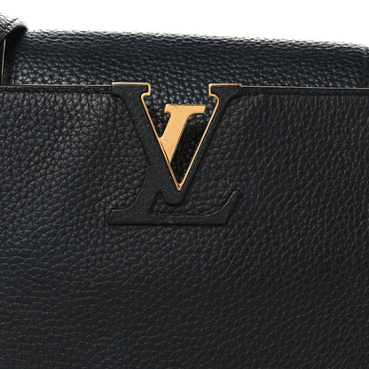 Louis Vuitton Taurillon Capucines PM Black 7 of 9