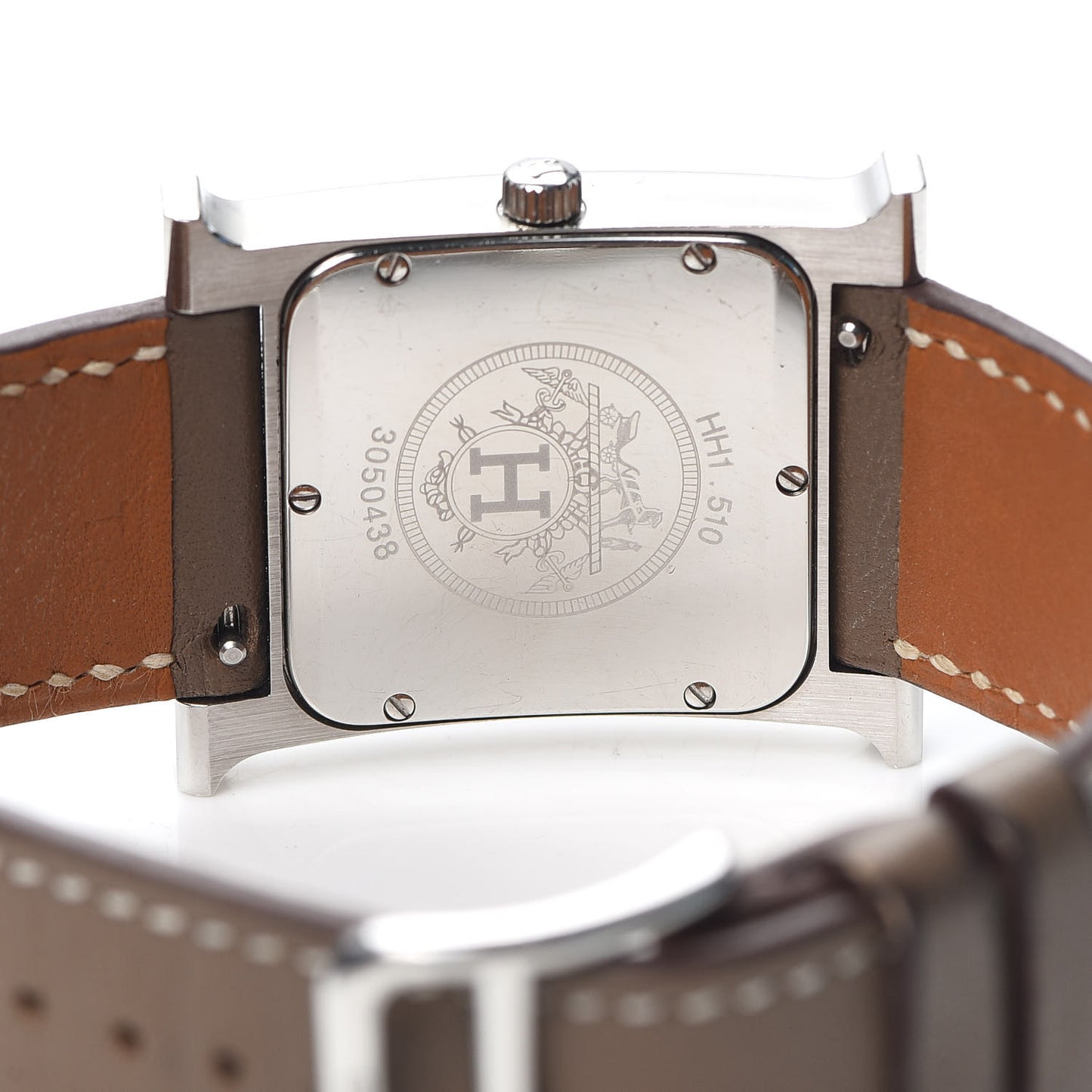 Stainless Steel Swift 26mm Heure H Hour Quartz Watch Etoupe