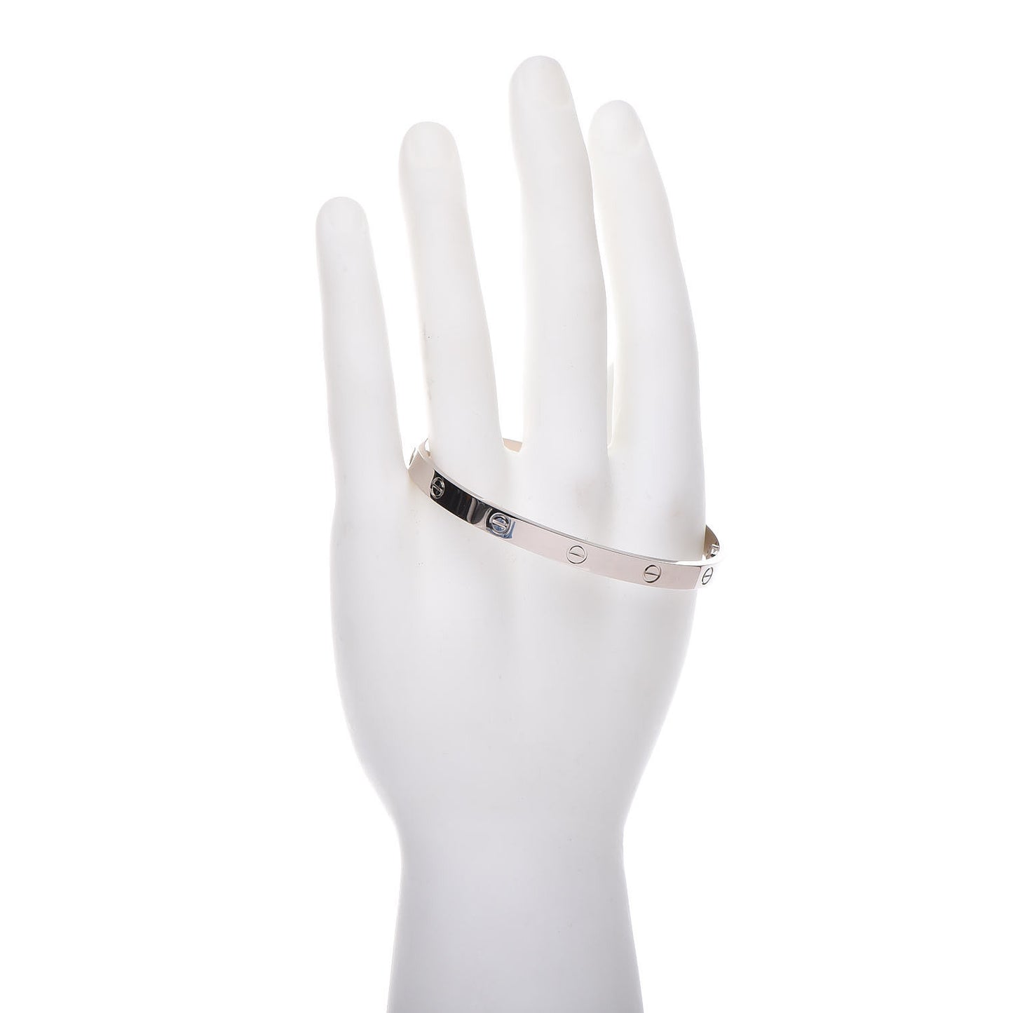 18K White Gold LOVE Bracelet 21