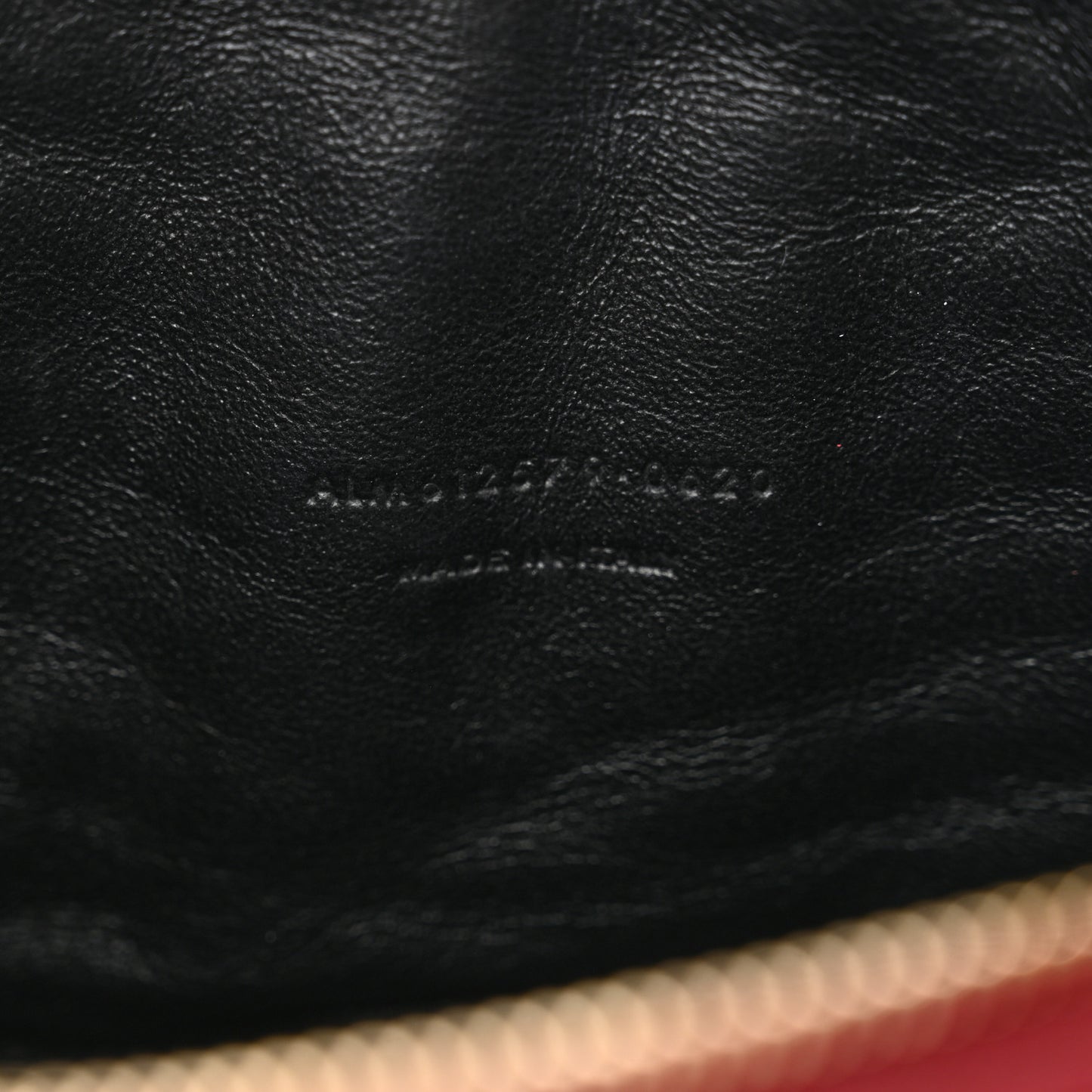Grain De Poudre Matelasse Monogram Mini Lou Camera Bag Opyum Red