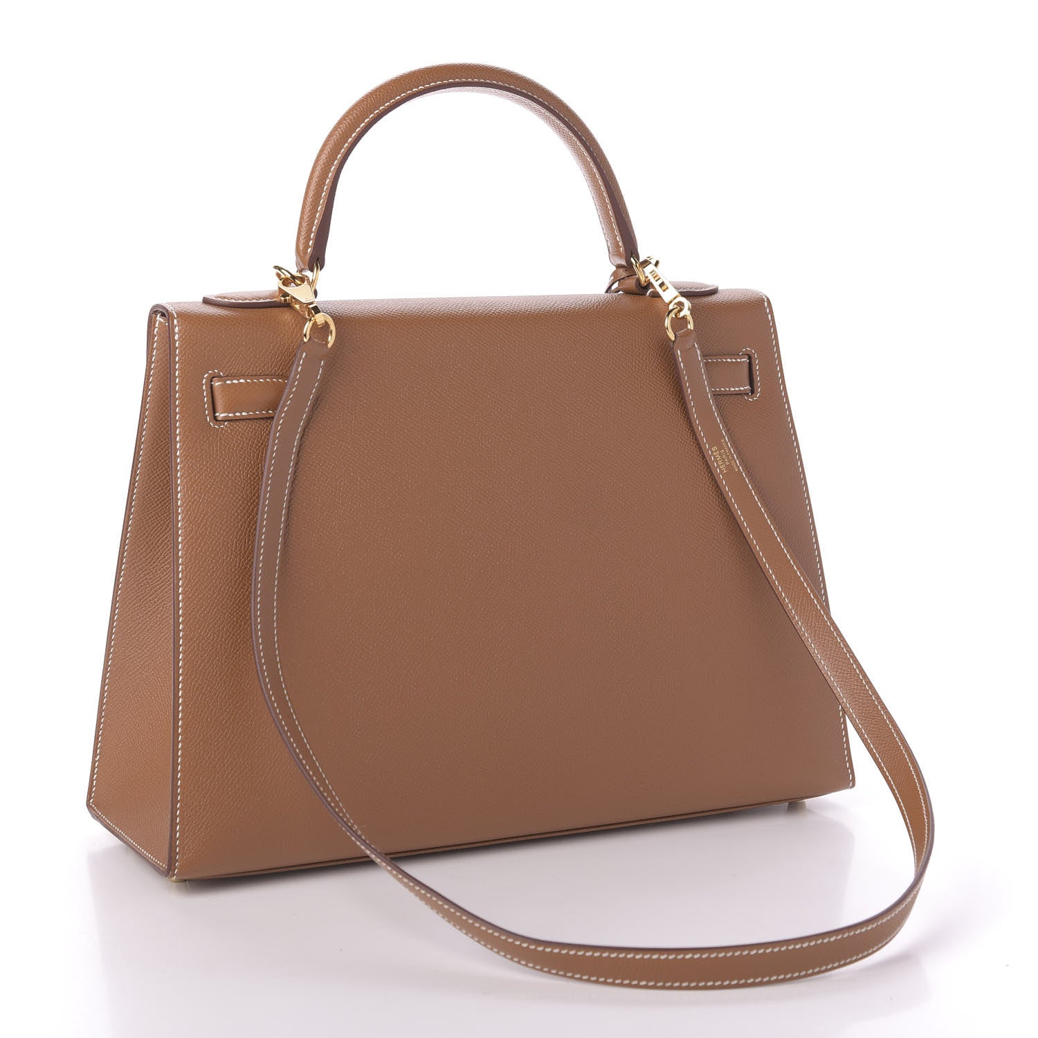 Hermes Epsom Kelly Sellier 32 Gold 3 of 10