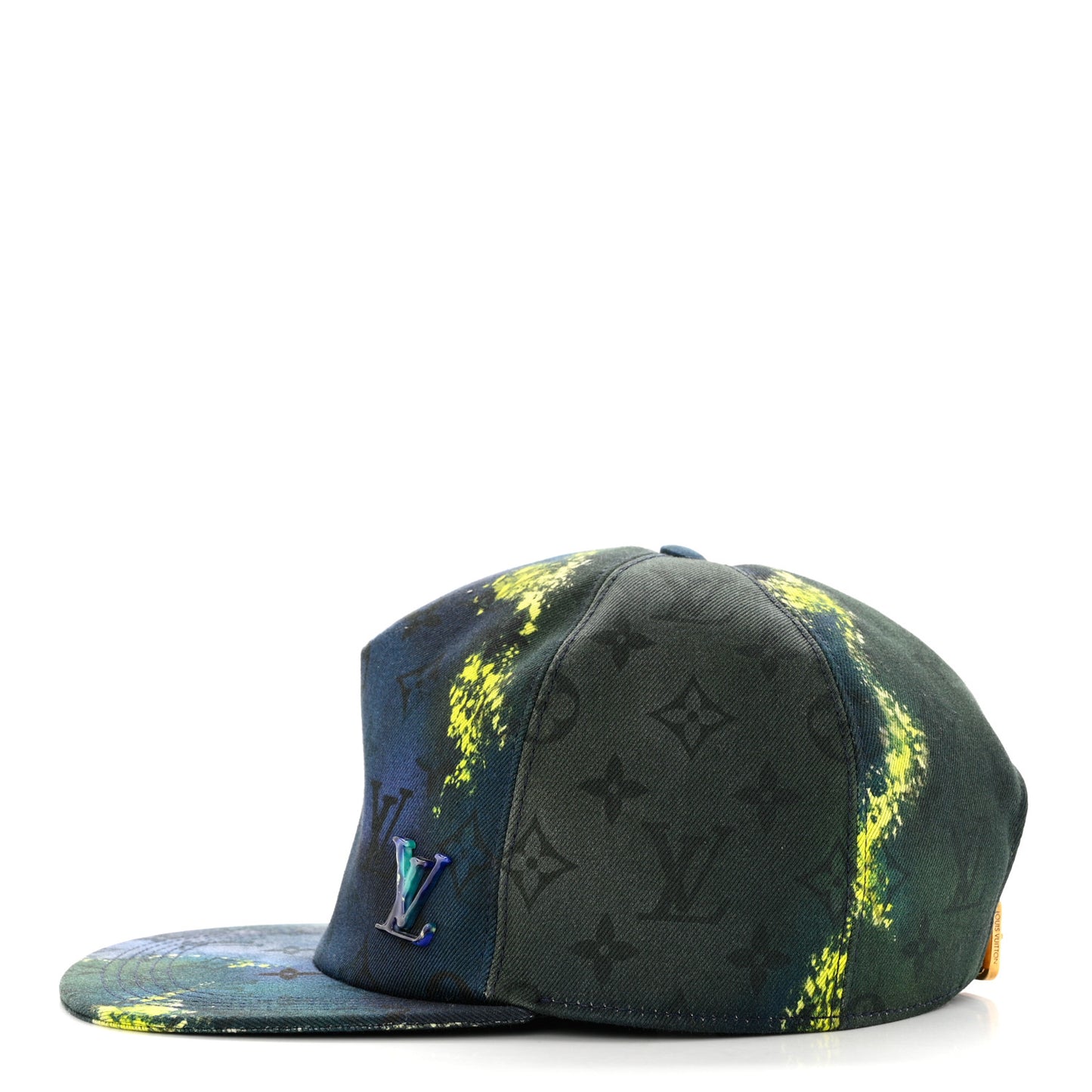 Monogram Tie Dye Cap 58 Multicolor Blue