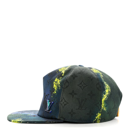 Louis Vuitton Monogram Tie Dye Cap 58 Multicolor Blue 4 of 9