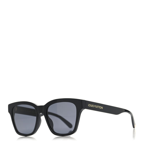 Louis Vuitton サングラス Louis Vuitton Acetate LV Essential Square Z2464U Sunglasses Black