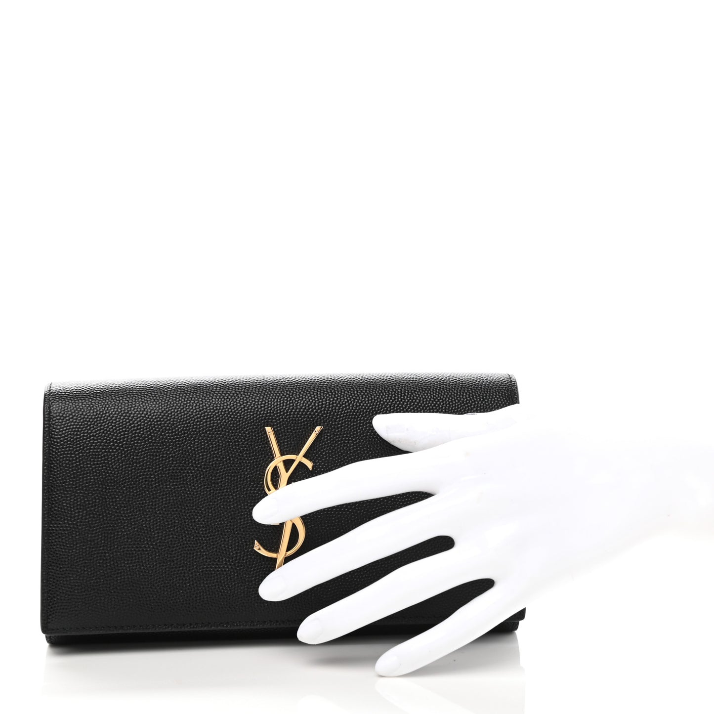 Grain De Poudre Classic Monogram Cassandre Wallet Black