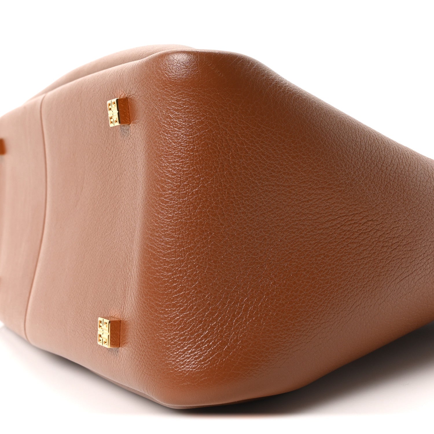 GIVENCHYレザーハンドバッグ(ダークブラウン) Givenchy Mini Pinch Top Handle Bag in Grained Leather | Saks Fifth