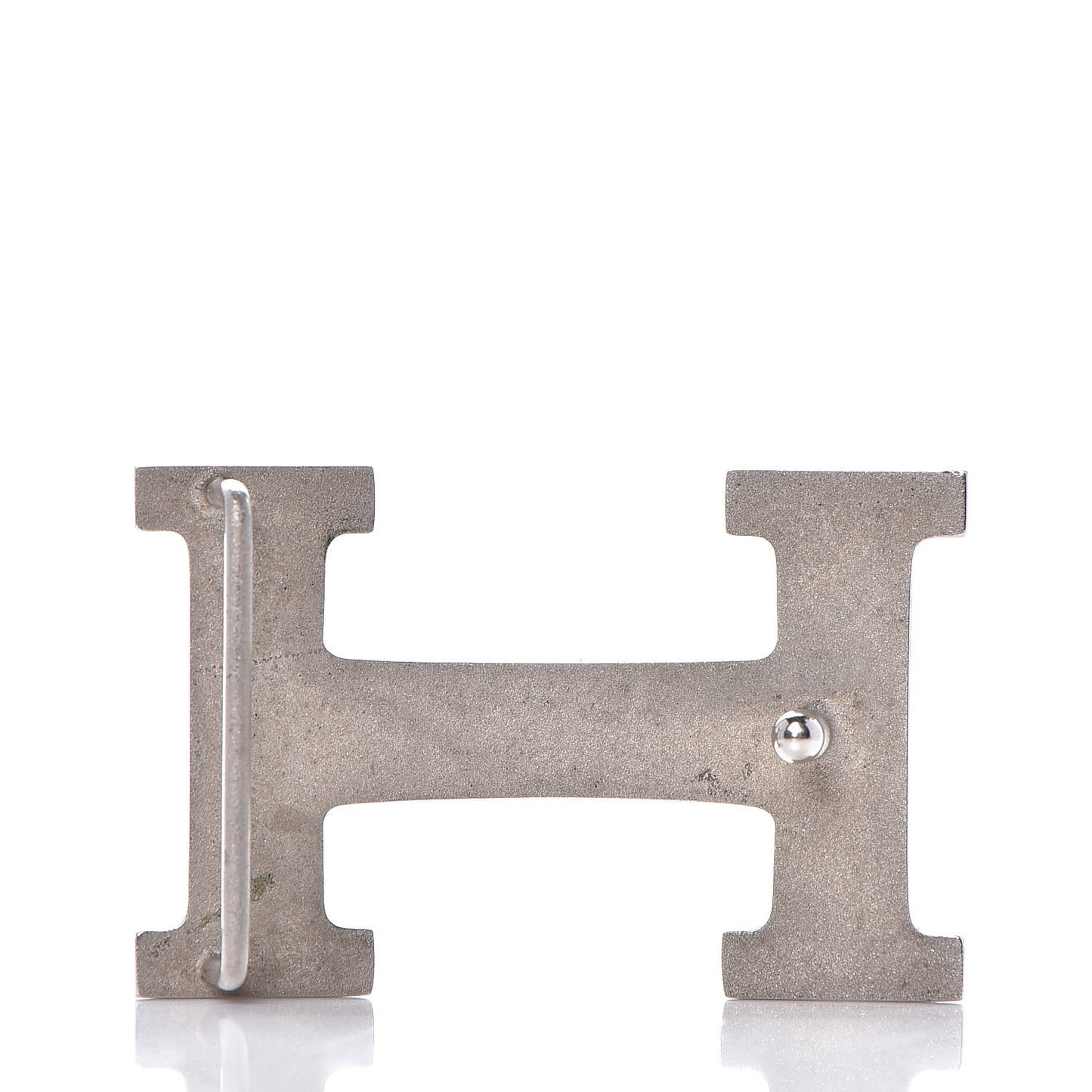Polished Palladium 32mm H Belt Buckle