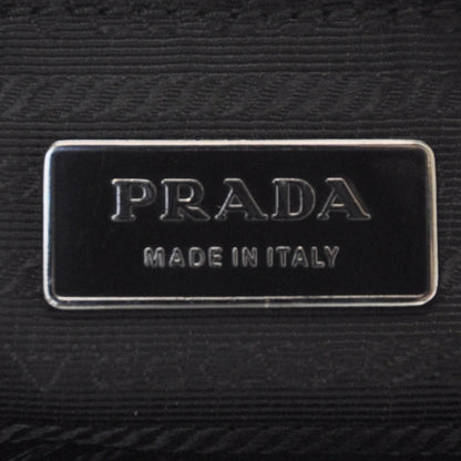 Prada Nappa Dressy Gaufre Frame Tote Argento 8 of 9