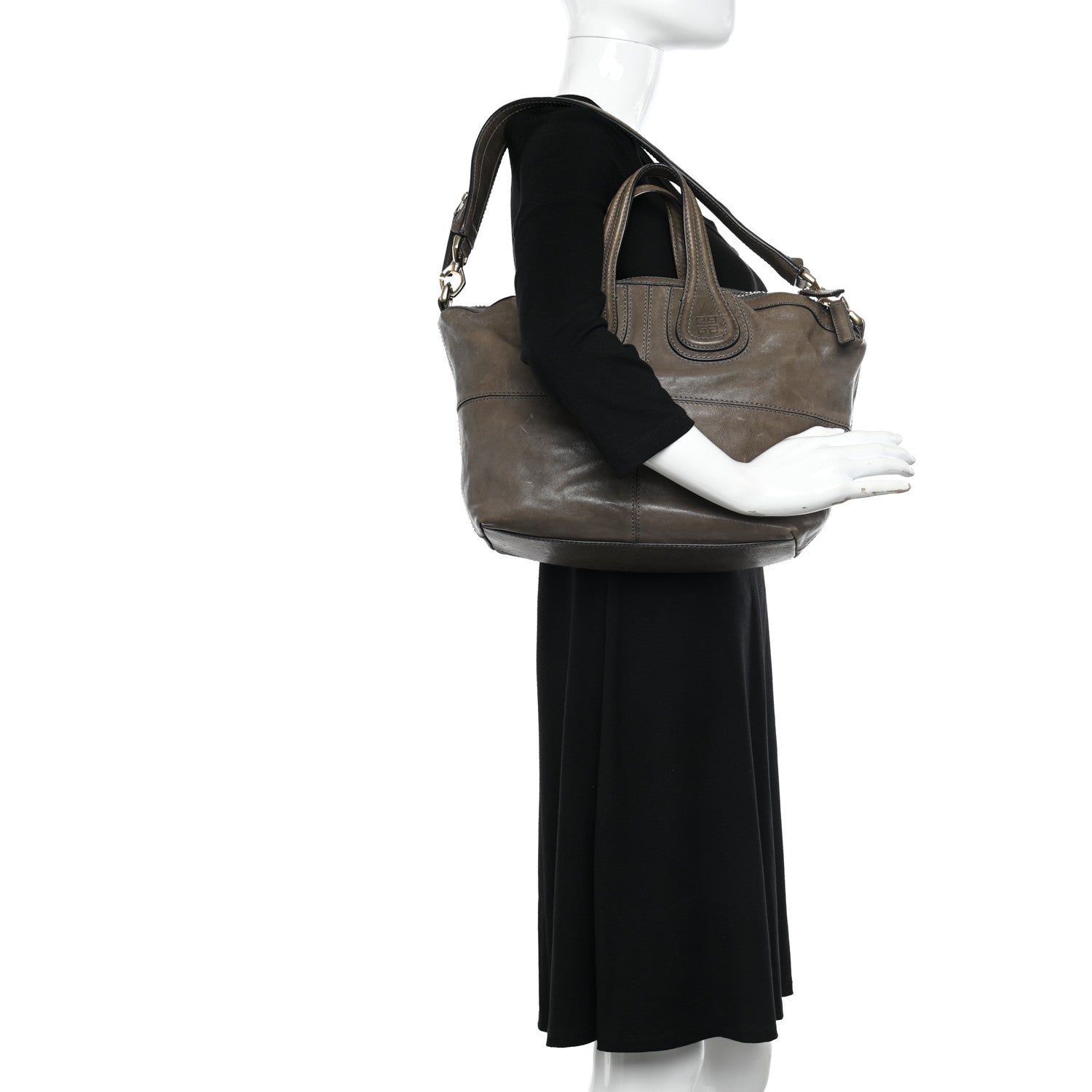 Givenchy Calfskin Small Nightingale Grey 2 of 12
