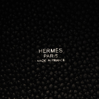 Hermes Taurillon Clemence Picotin Lock 22 MM Black 6 of 7