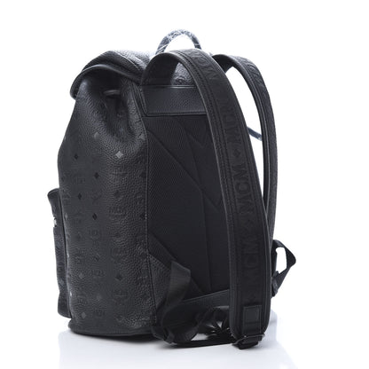 MCM Calfskin Ottomar Small Tivitat Two-Pocket Backpack Black 2 of 9
