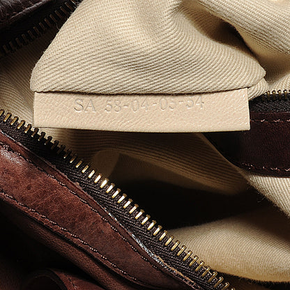 Chloe Calfskin Large Silverado Frame Bag Chocolate 4 of 9