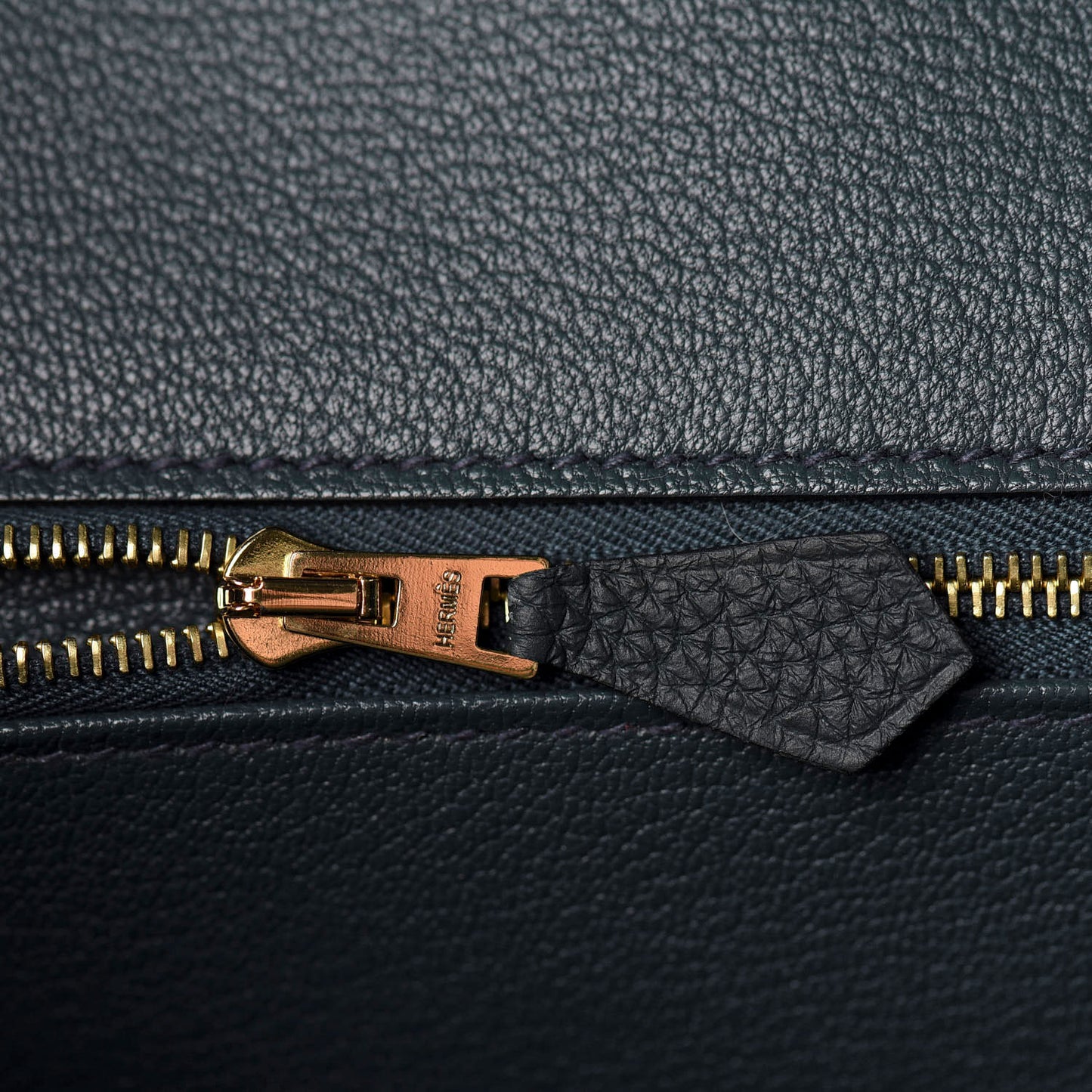 Togo Shiny Niloticus Crocodile Birkin Touch 30 Vert Rousseau