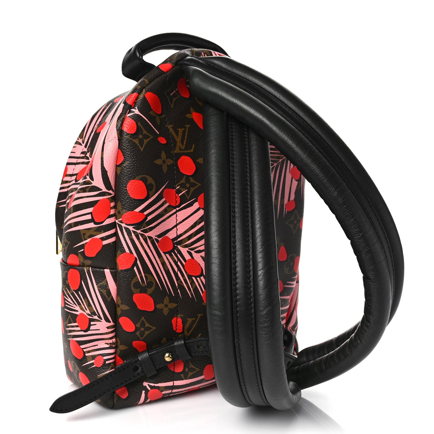 Monogram Jungle Dots Palm Springs Backpack PM Sugar Pink Poppy