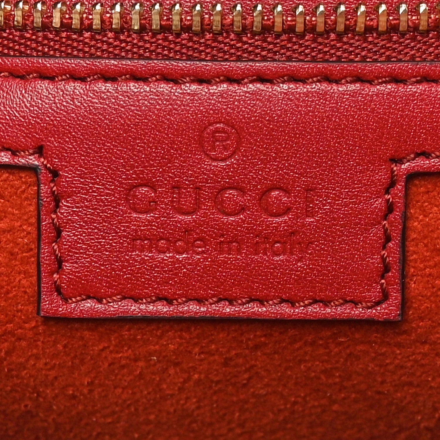 Gucci Suede Web Large Attache Shoulder Bag Red 6 of 9