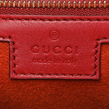 Gucci Suede Web Large Attache Shoulder Bag Red 6 of 9