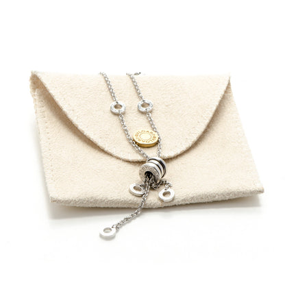 Bulgari BULGAR 18K White Gold Adjustable B.Zero1 Pendant Necklace 5 of 5