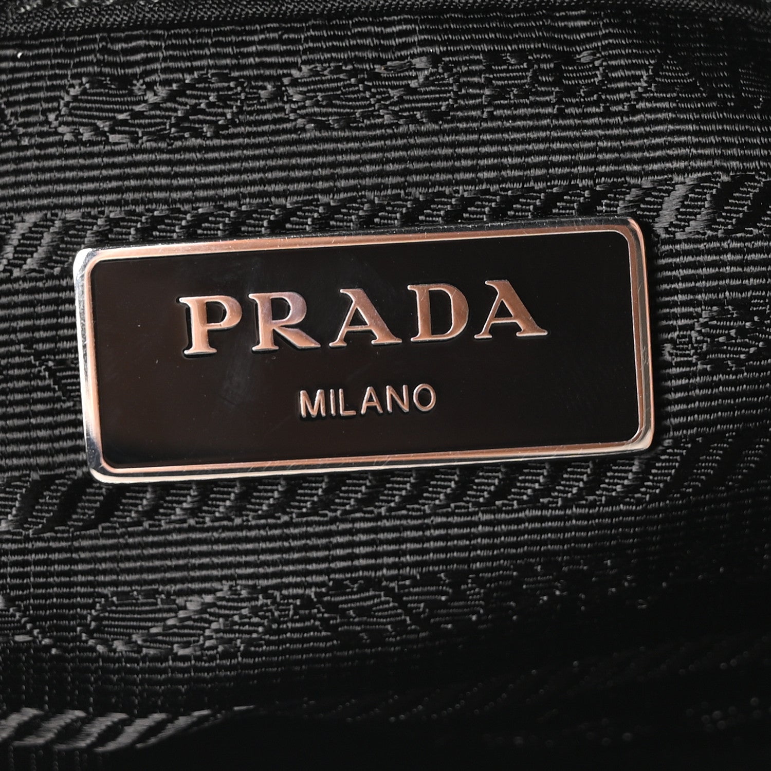 Prada Re-Nylon Nappa Triangle Quilted Padded Double Handled Zip Pocket Tote Black 12 of 21