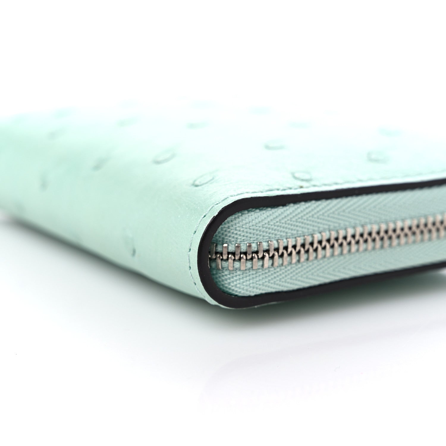 Louis Vuitton Ostrich Zippy Coin Purse Candy Green 8 of 8