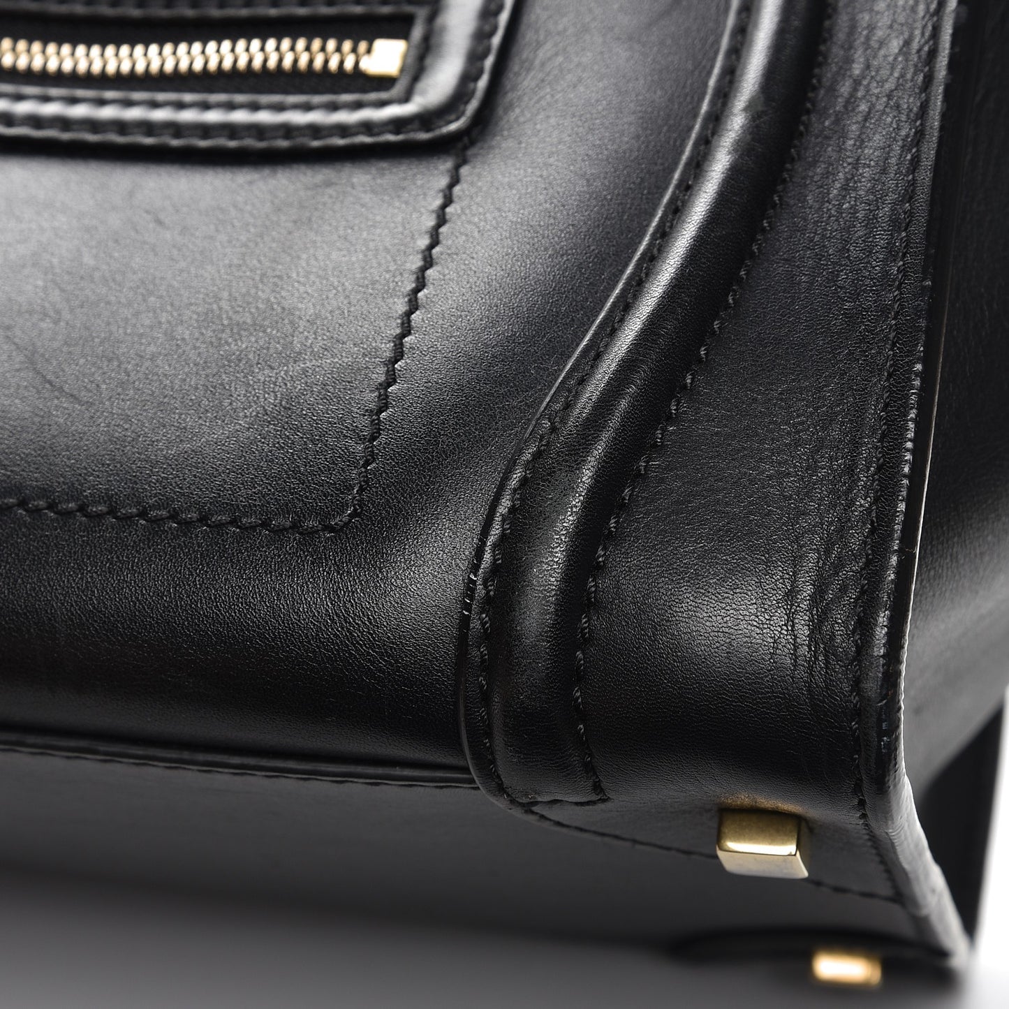 Smooth Calfskin Mini Luggage Black