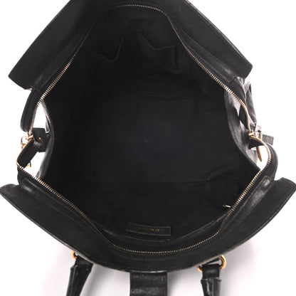 Saint Laurent Sheepskin Medium Cabas ChYc Black 5 of 26