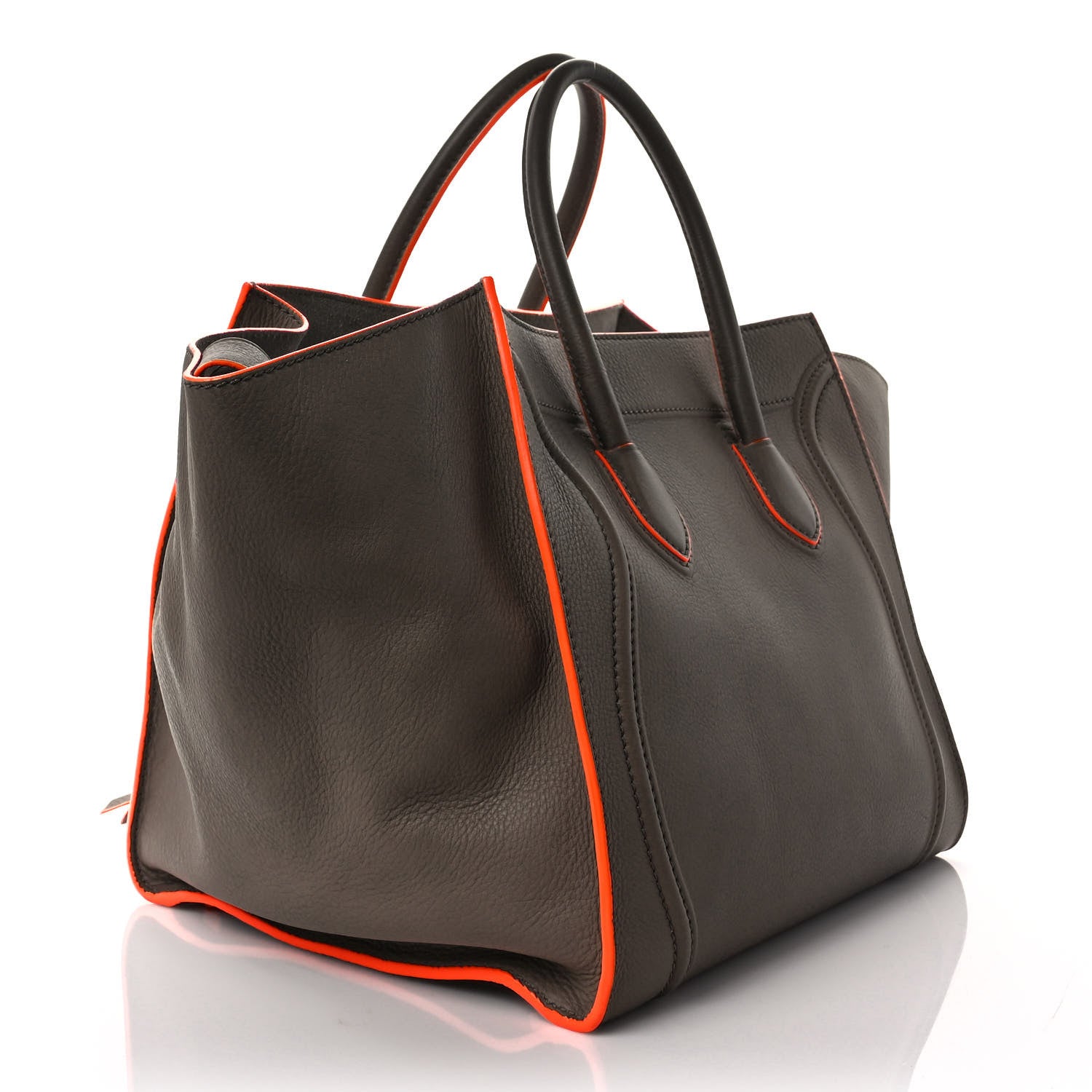 Celine Supple Calfskin Medium Phantom Luggage Grey 3 of 12