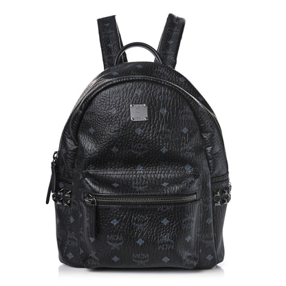 MCM Visetos Small Side Stud Stark Backpack Black 1 of 11