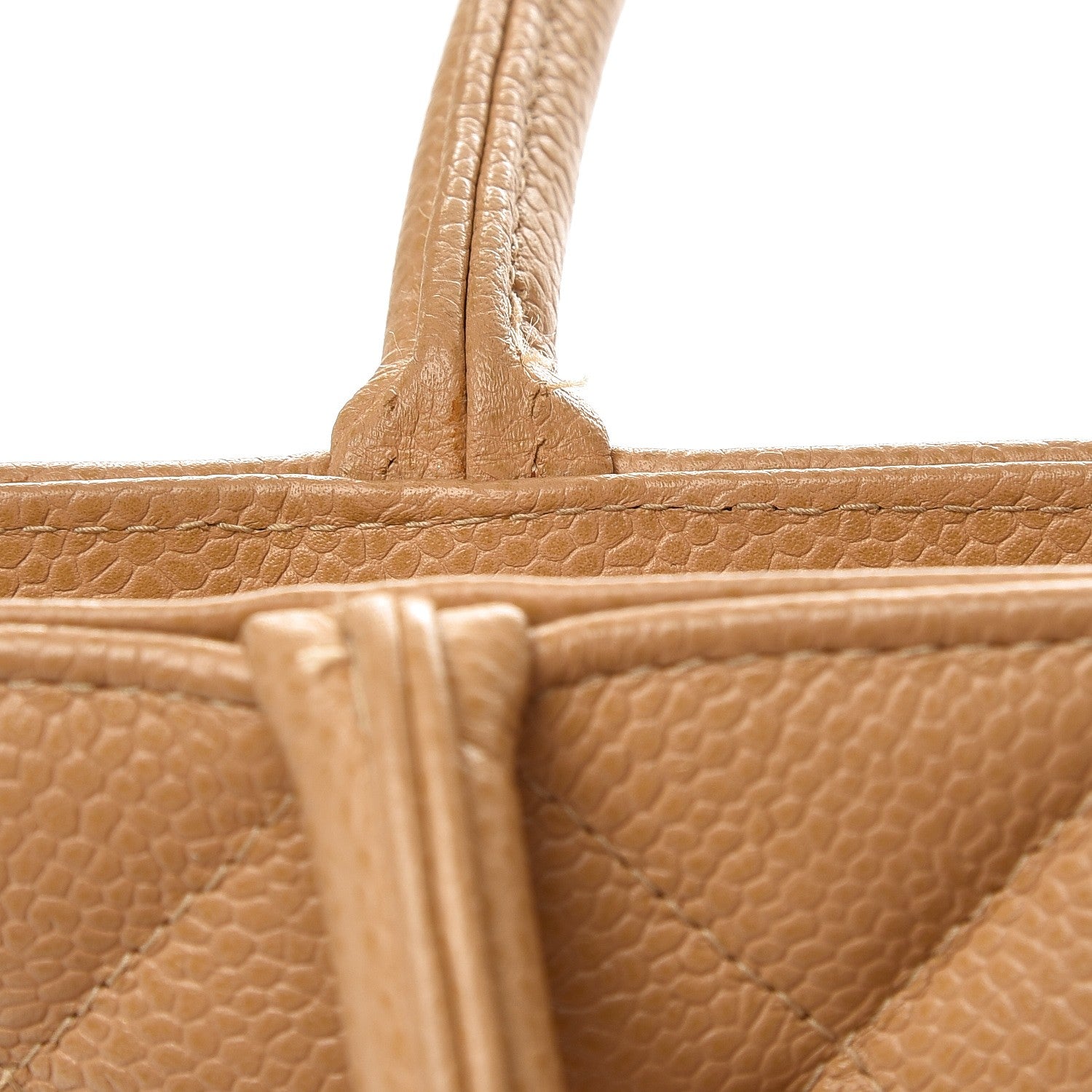 Chanel Caviar Quilted Medallion Tote Beige 15 of 15