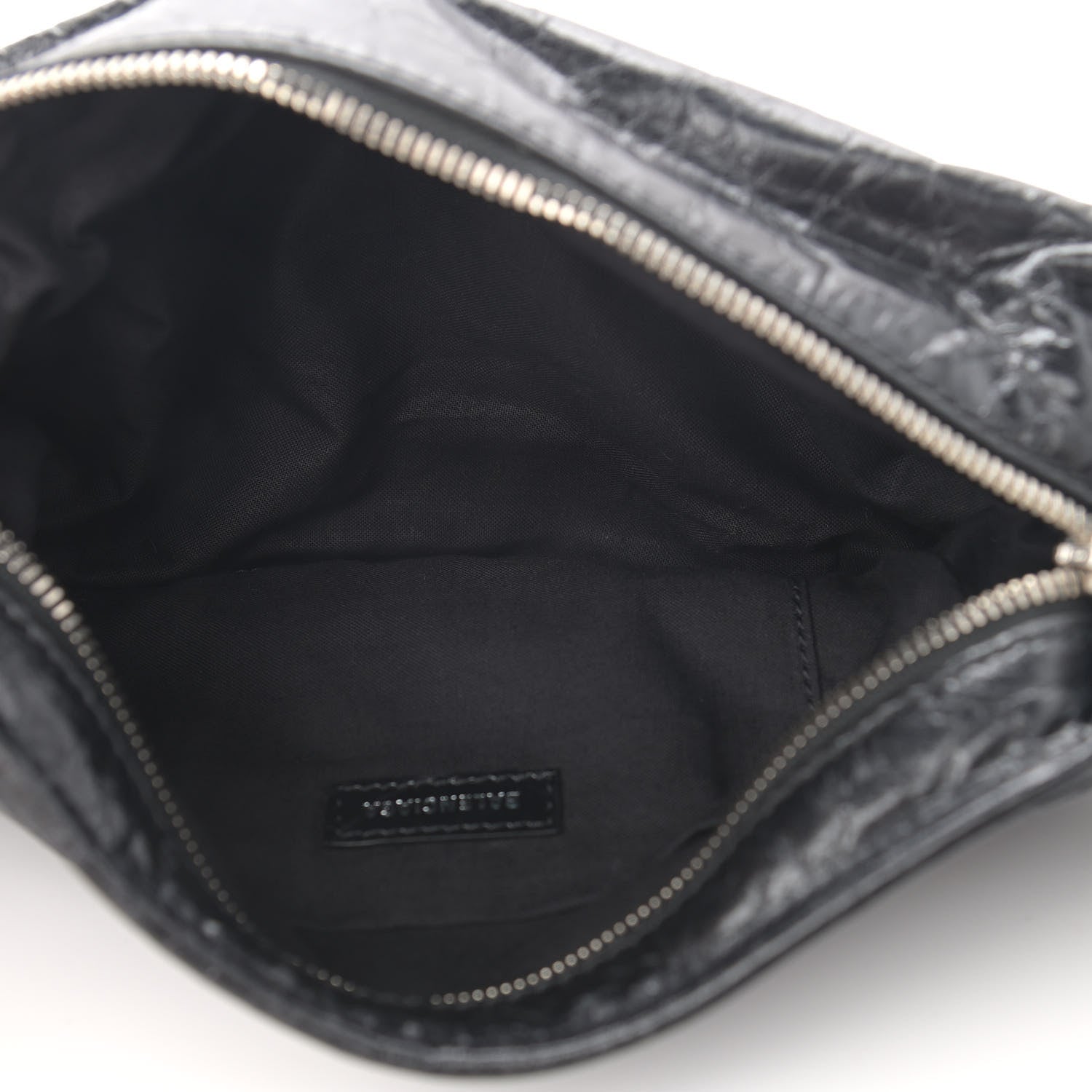 Balenciaga Lambskin Classic Hardware Neo Lift Hip Bag Black 6 of 13