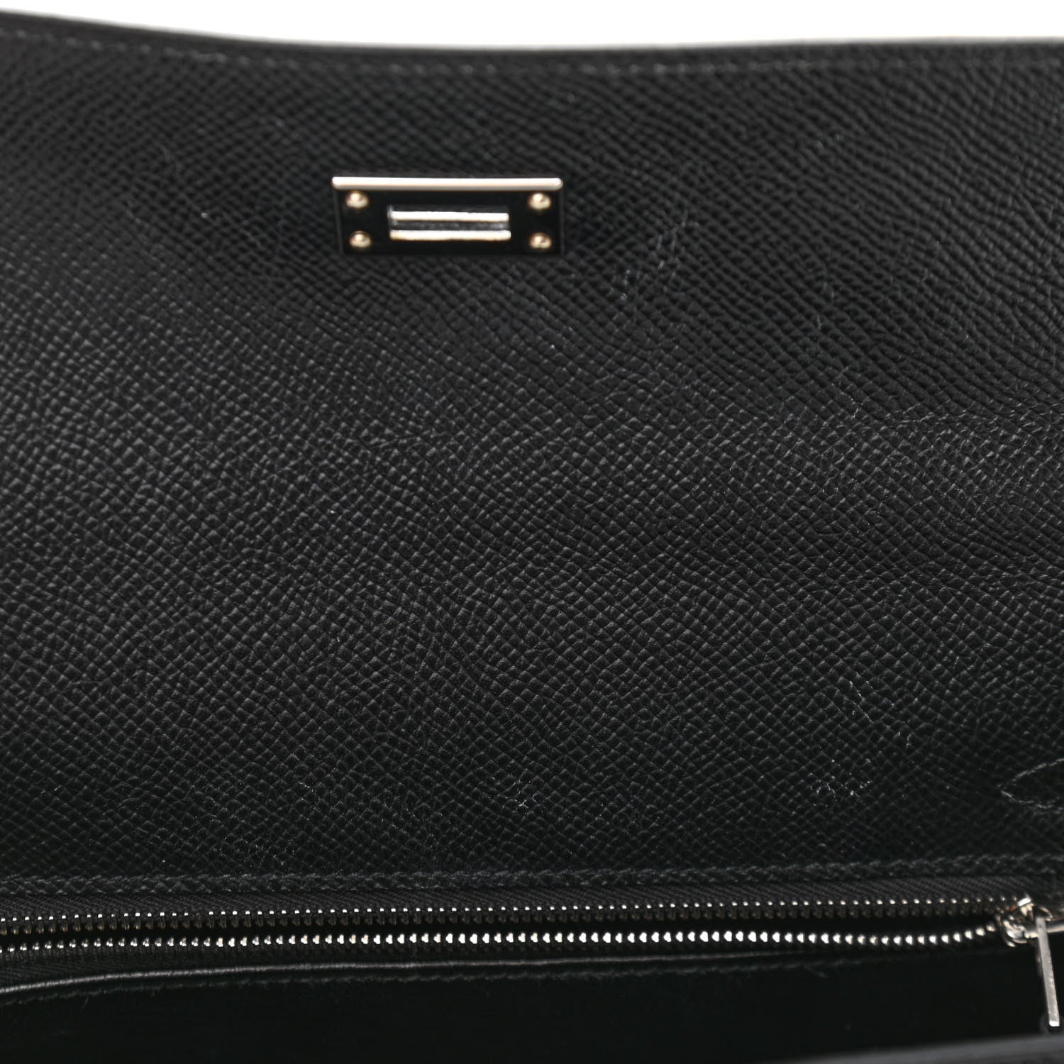 Hermes Epsom Kelly Sellier 25 Black 8 of 13