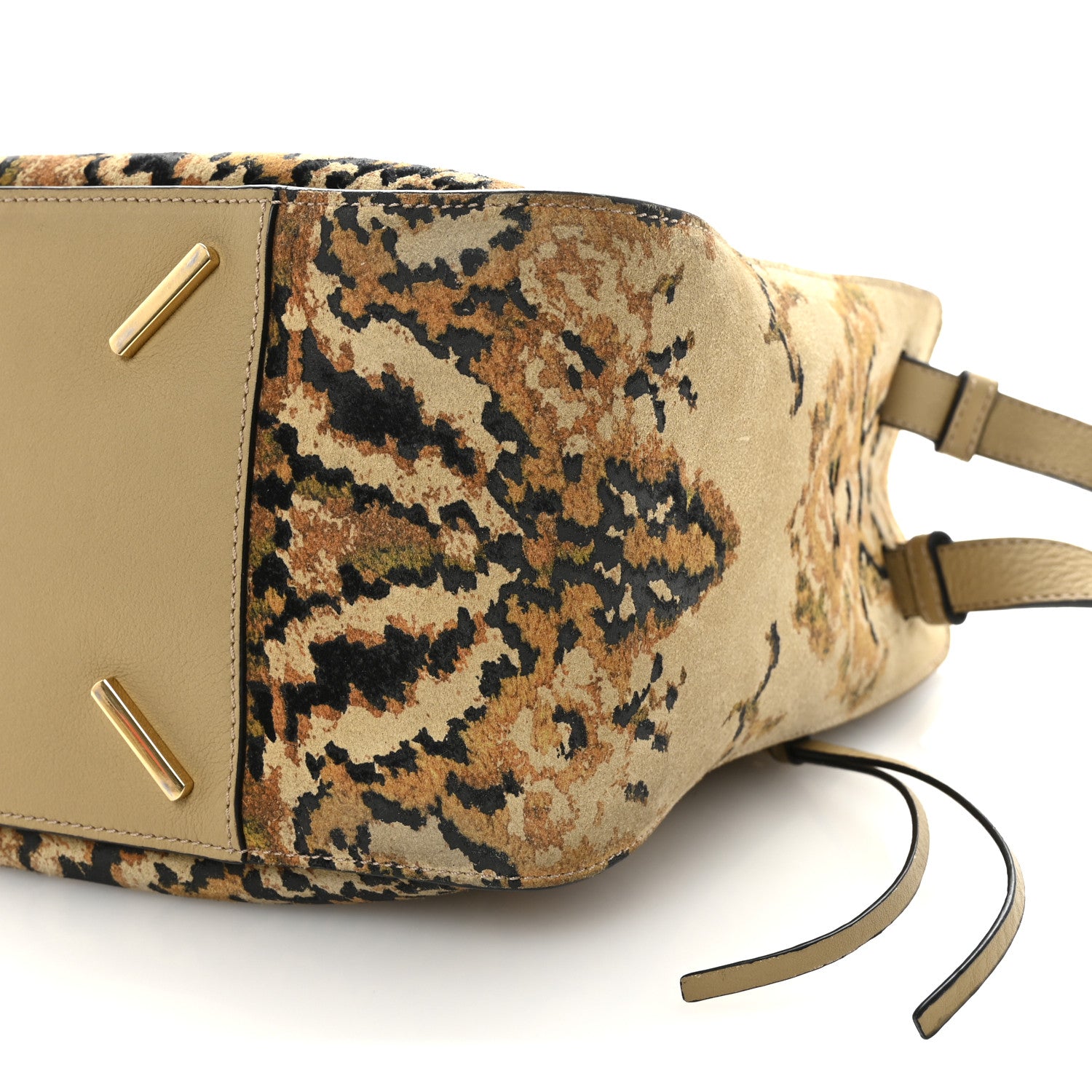 Loewe Suede Tapestry Small Hammock Shoulder Bag Multicolor 1867131