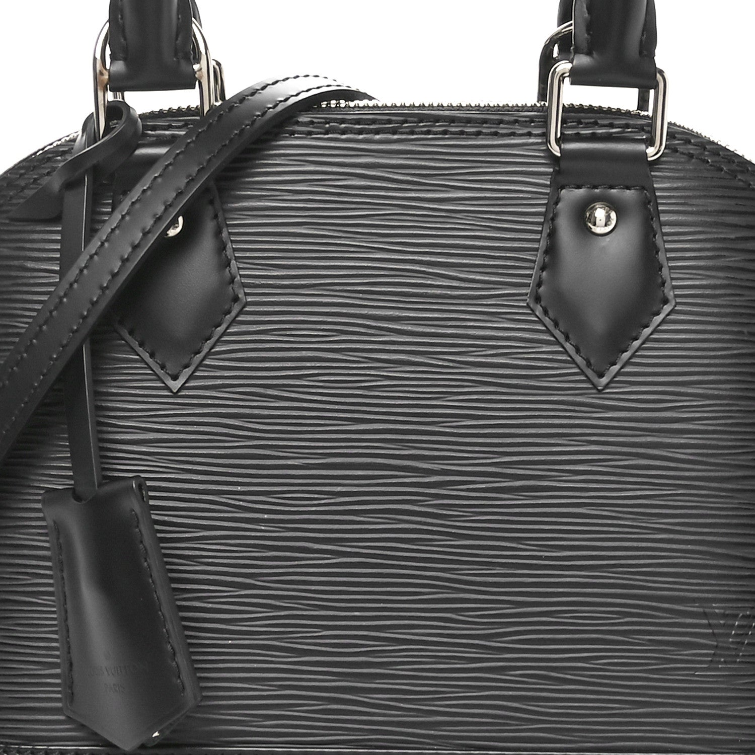 Louis Vuitton Epi Alma BB Black 7 of 9