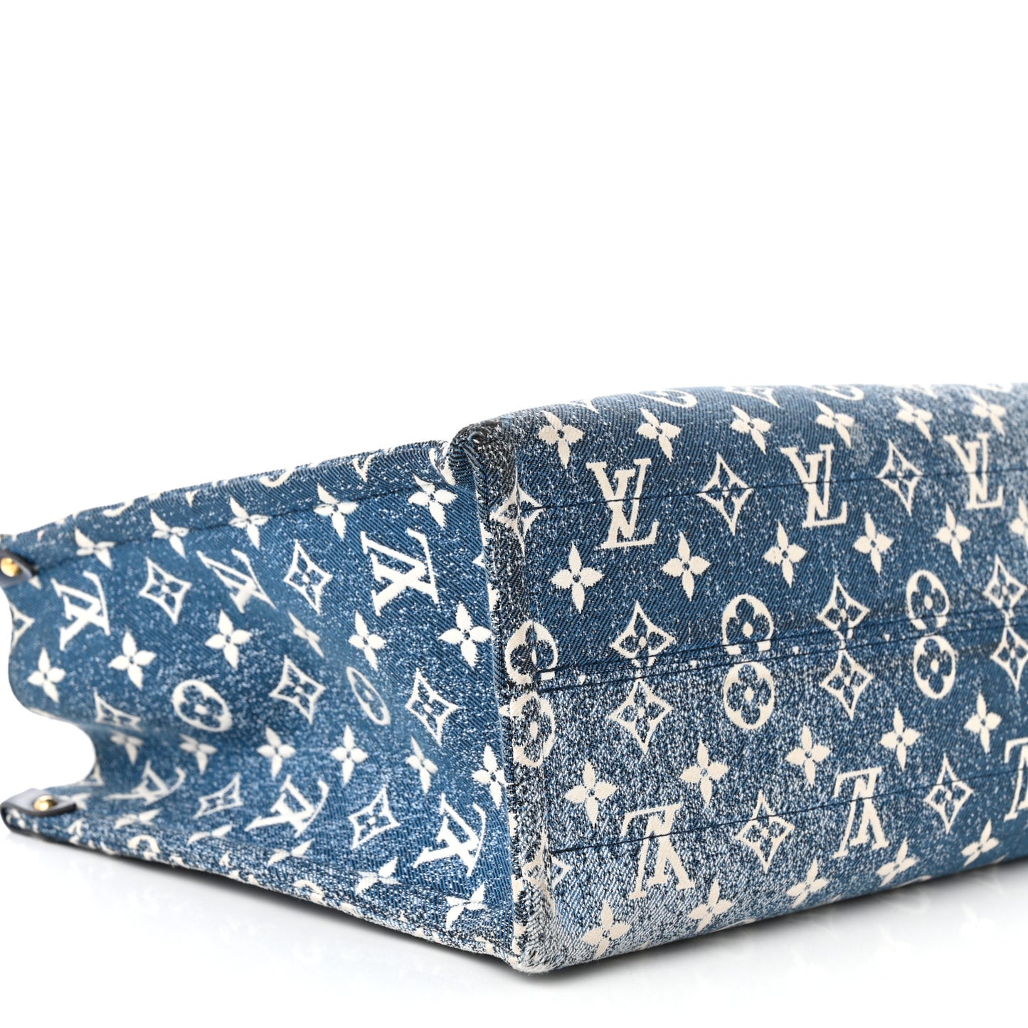 Monogram Jacquard Denim Onthego MM Bleu