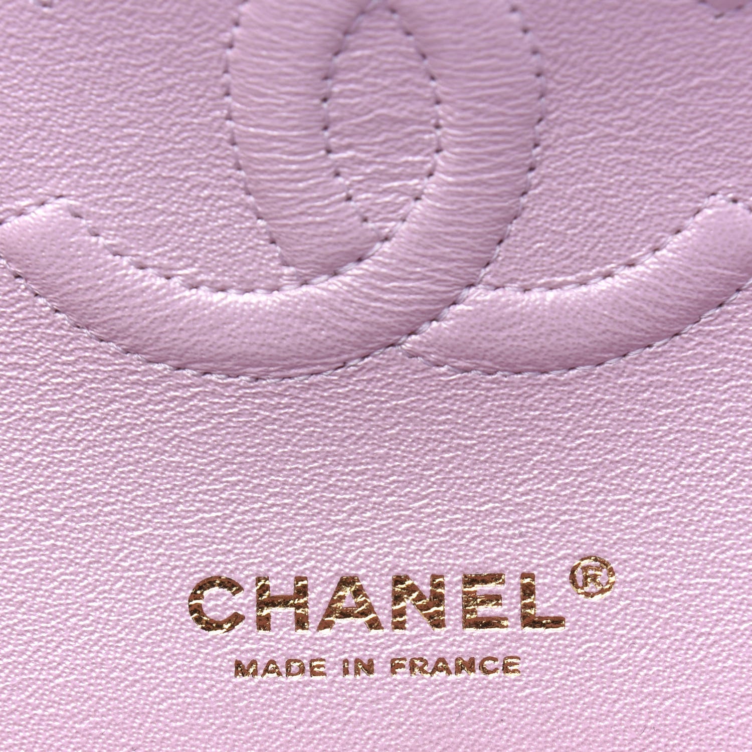 Chanel Iridescent Calfskin Quilted Medium Double Flap Light Pink 7 of 12