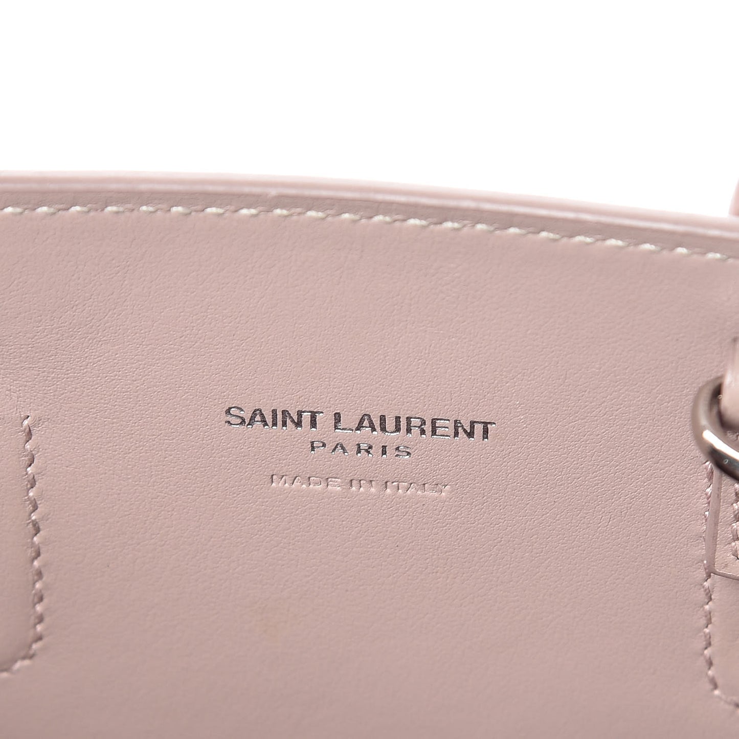 Grained Calfskin Nano Sac De Jour Antique Rose