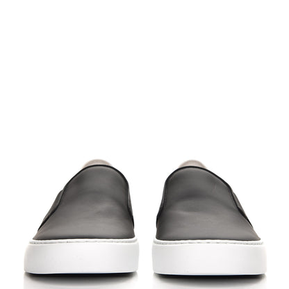 Chanel Calfskin Slip On Sneakers 38 White Black 2 of 10