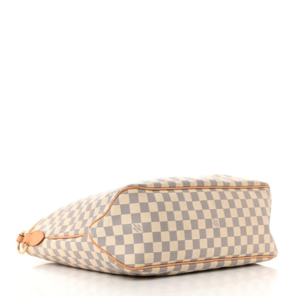 Louis Vuitton Damier Azur Delightful MM Rose Ballerine 4 of 19