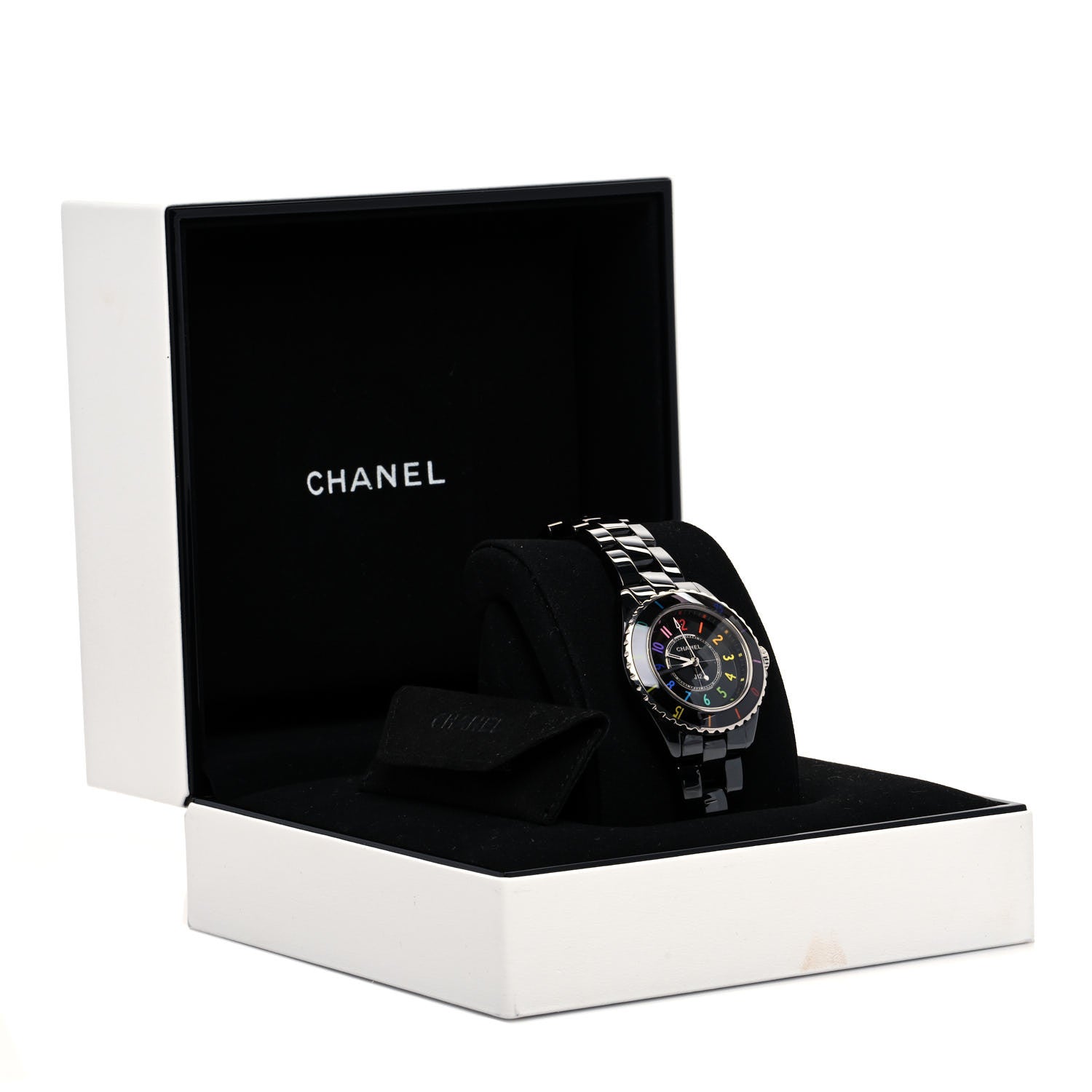 Chanel Stainless Steel Ceramic 33mm J12 Electro Quartz Watch Black 4 of 4