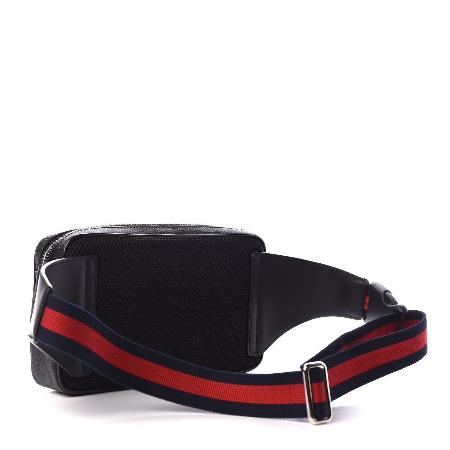 Gucci Soft GG Supreme Monogram Web Belt Bag Black Grey 3 of 7