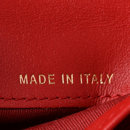 Chanel Goatskin Quilted Chanel 19 Small Flap Wallet Red 7 of 10