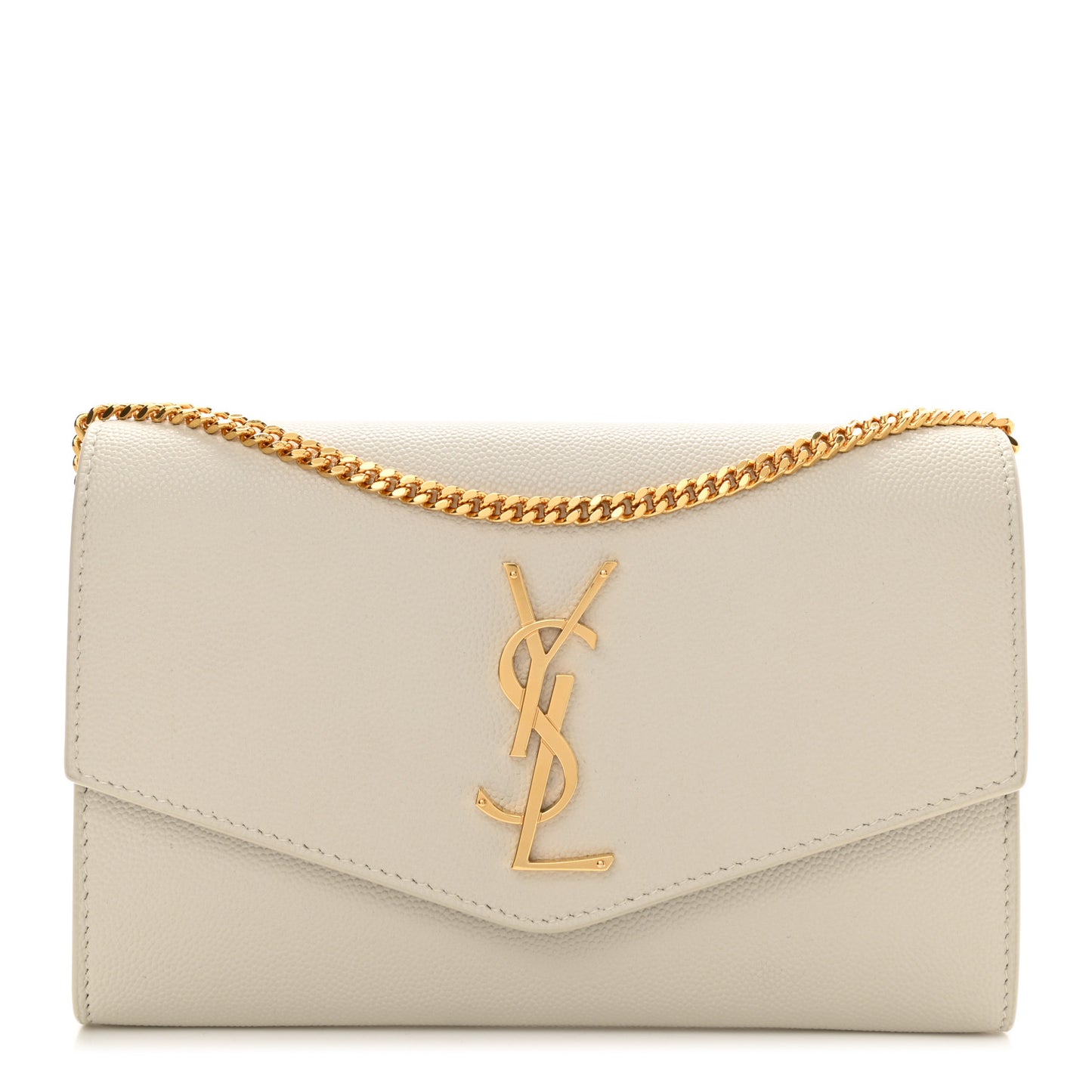 Grain De Poudre Monogram Uptown Chain Wallet Crema Soft