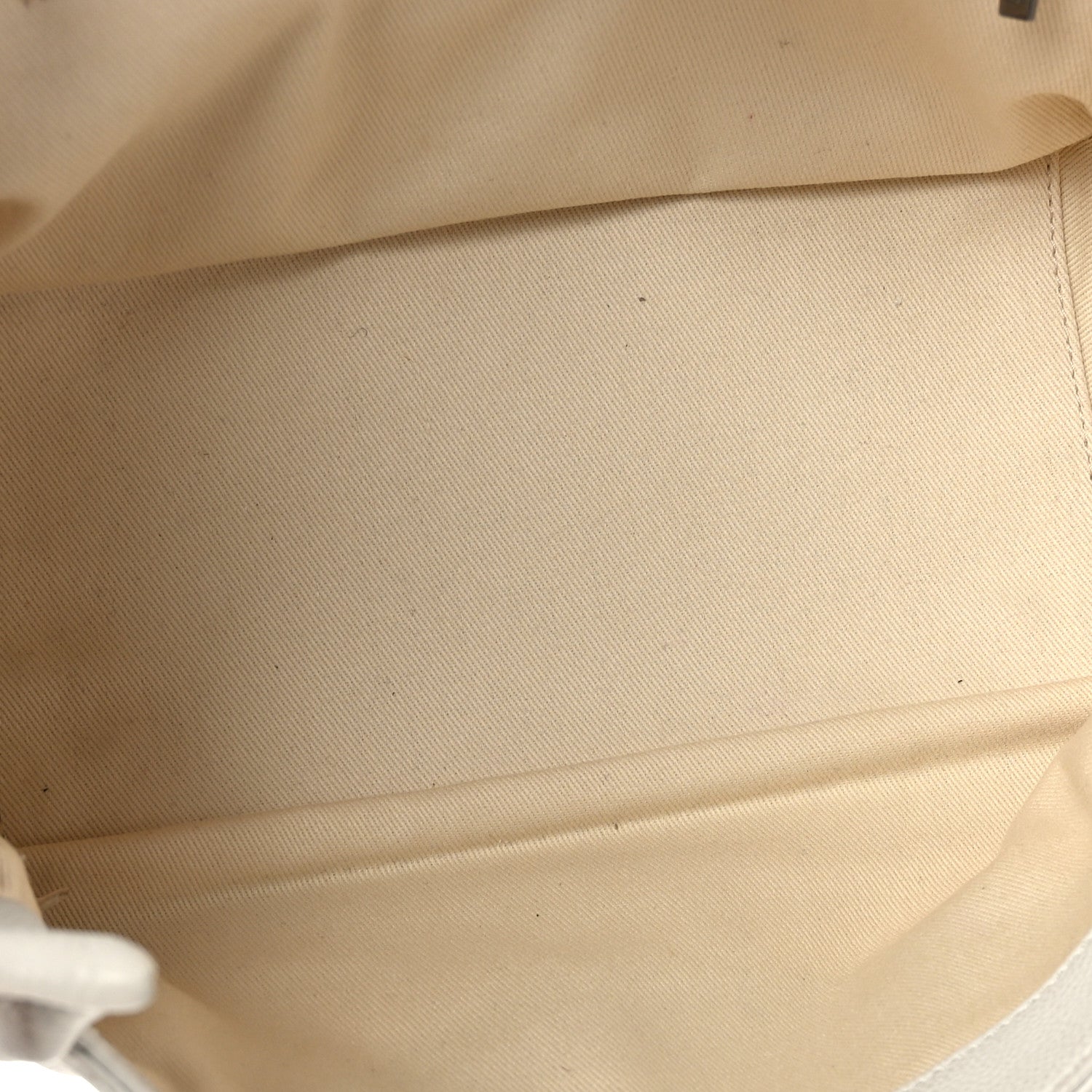 Chanel Calfskin Diamond Stitch Accordion Flap White 5 of 11