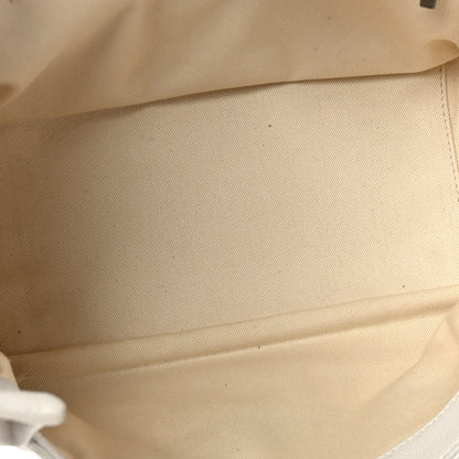 Chanel Calfskin Diamond Stitch Accordion Flap White 5 of 11
