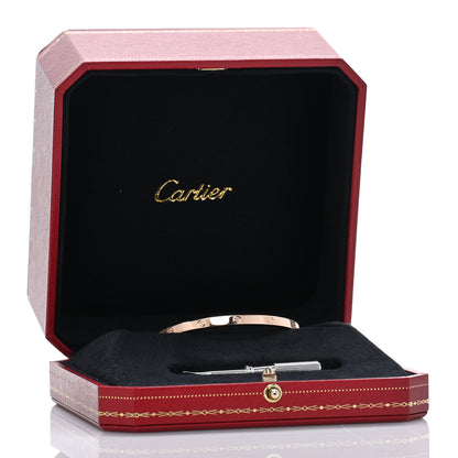 Cartier 18K Pink Gold Small LOVE Bracelet 15 7 of 7
