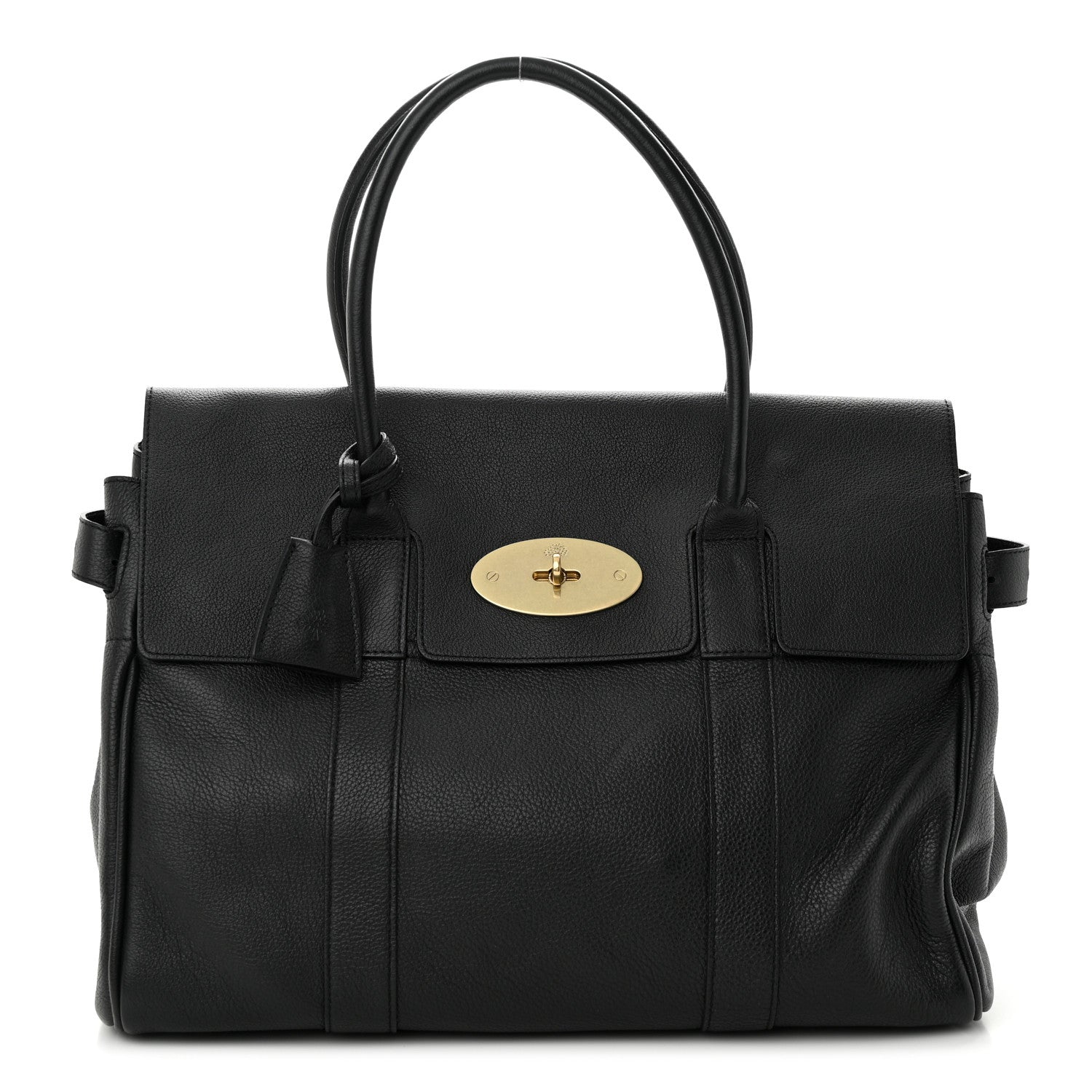 Mulberry Small Classic Grain Bayswater Black 1 of 11