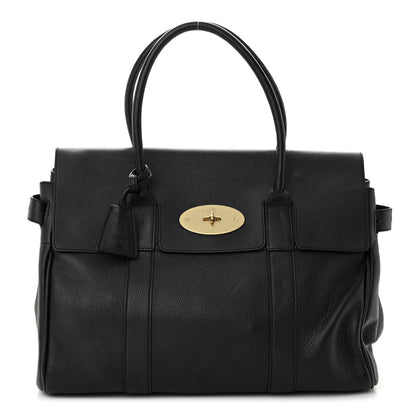 Mulberry Small Classic Grain Bayswater Black 1 of 11